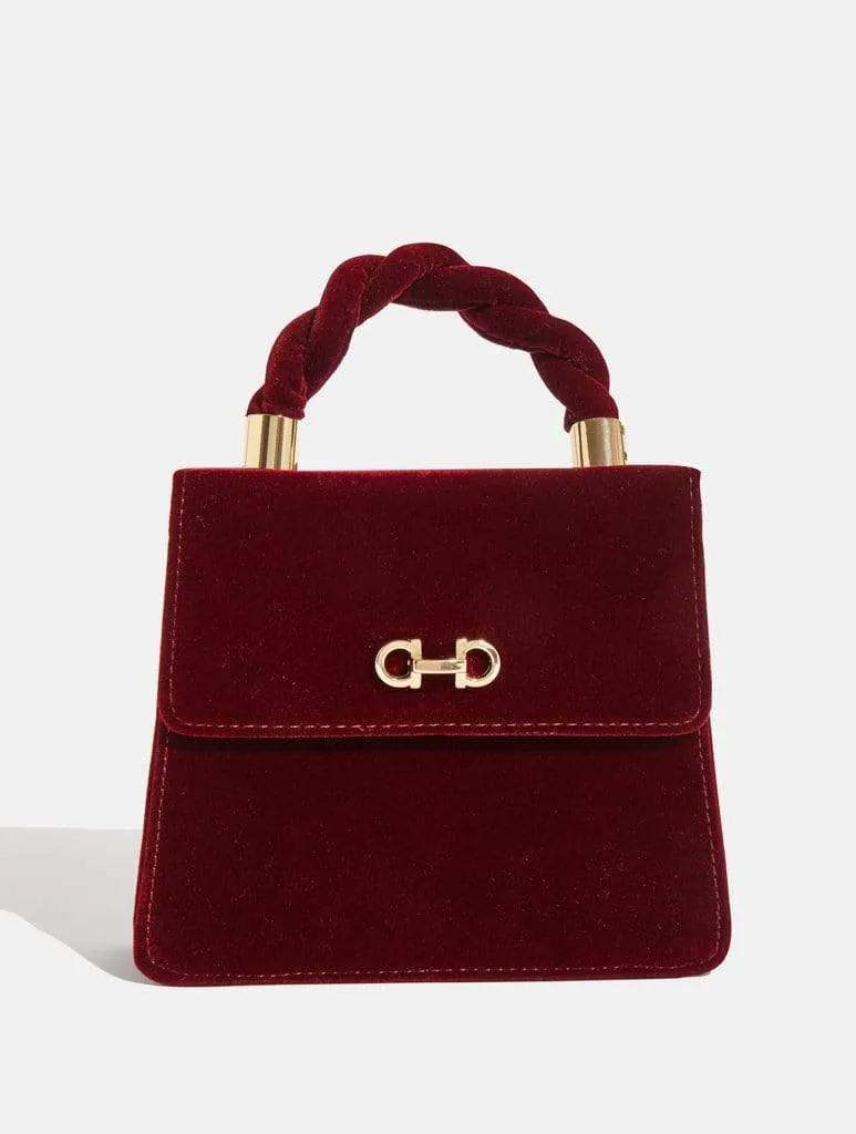 Alix Burgundy Tote Bag