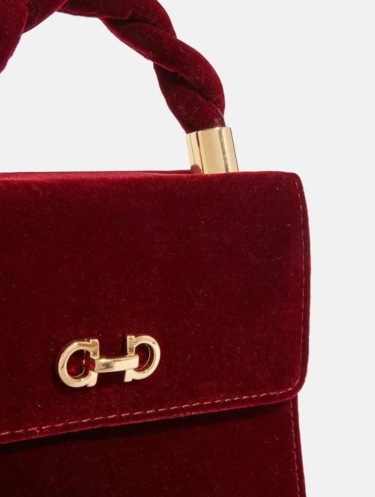 Alix Burgundy Tote Bag