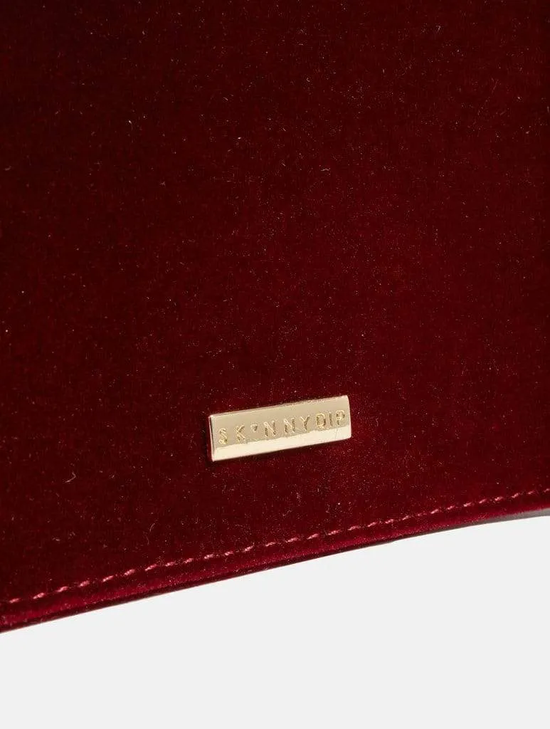 Alix Burgundy Tote Bag