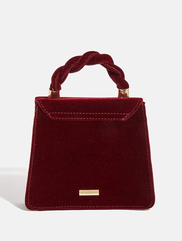 Alix Burgundy Tote Bag