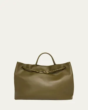 Andiamo Large Leather Tote Bag