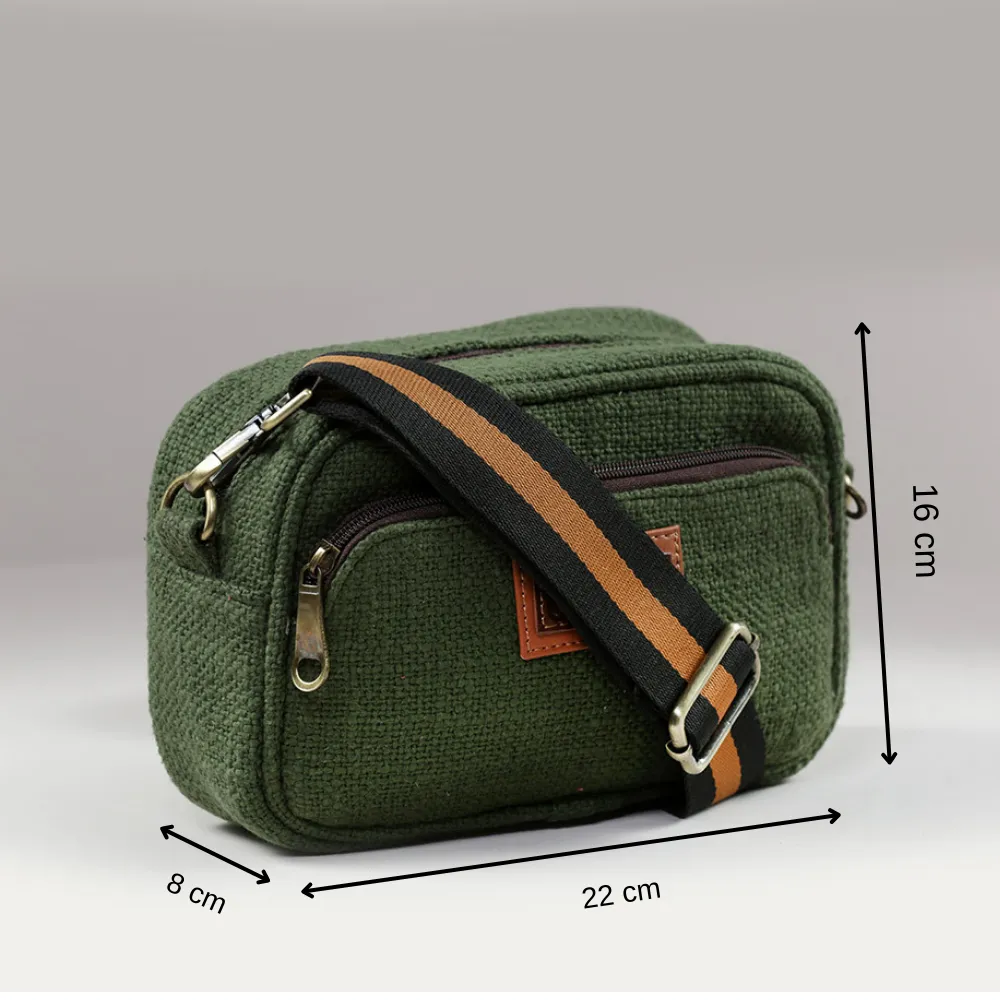 Basil Three Pocket Sling Bag