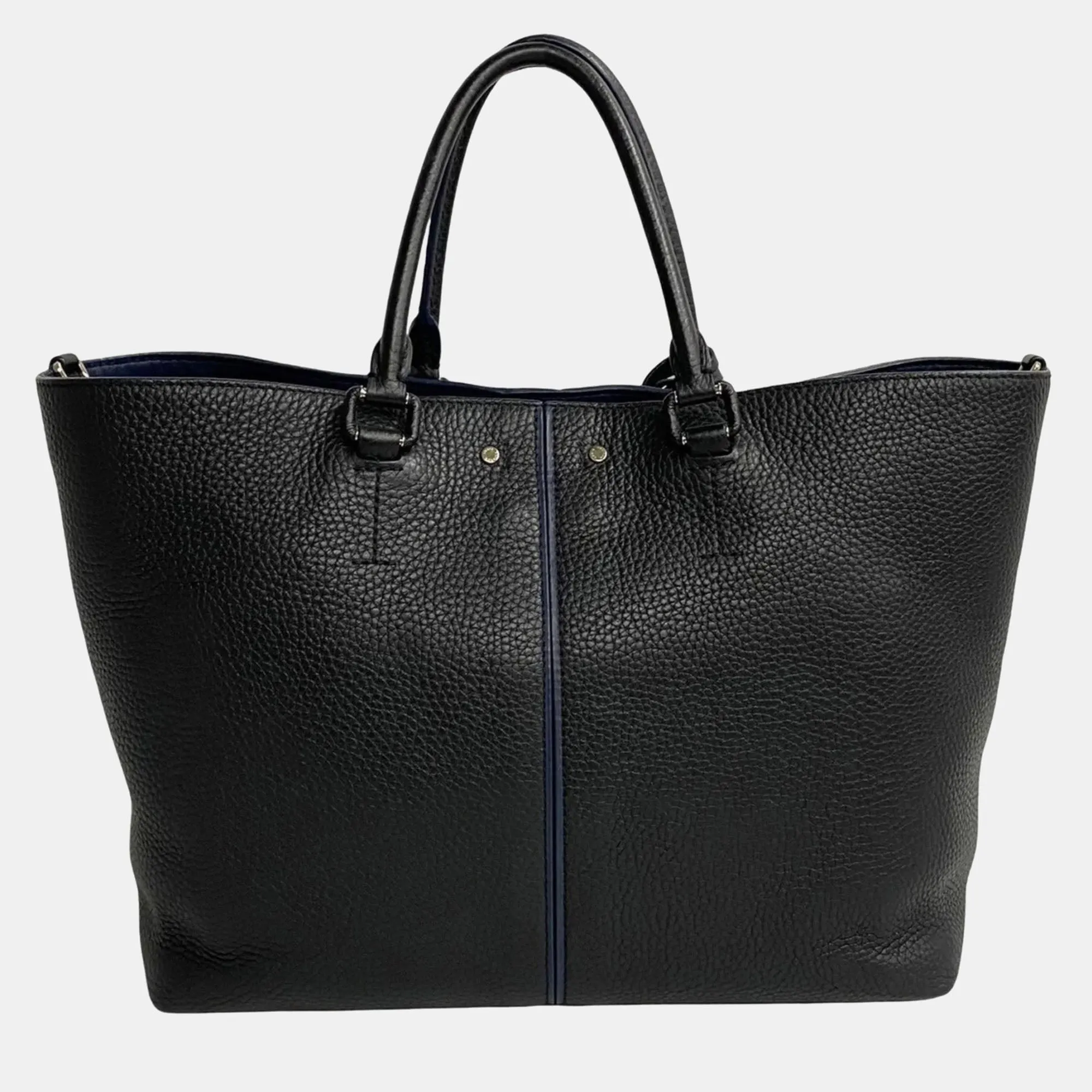 Black Leather Pernelle Tote Bag