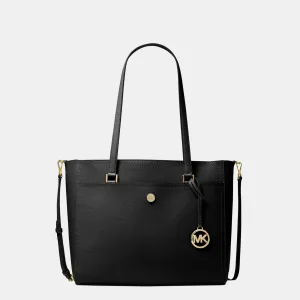 Black - Leather - Tote Bag