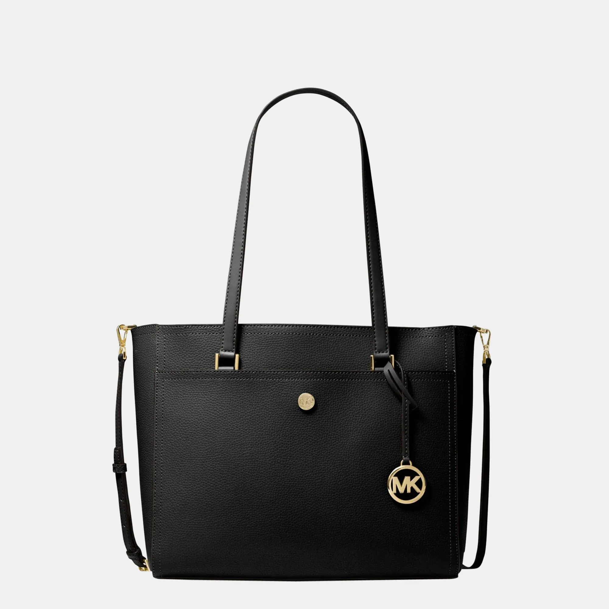Black - Leather - Tote Bag