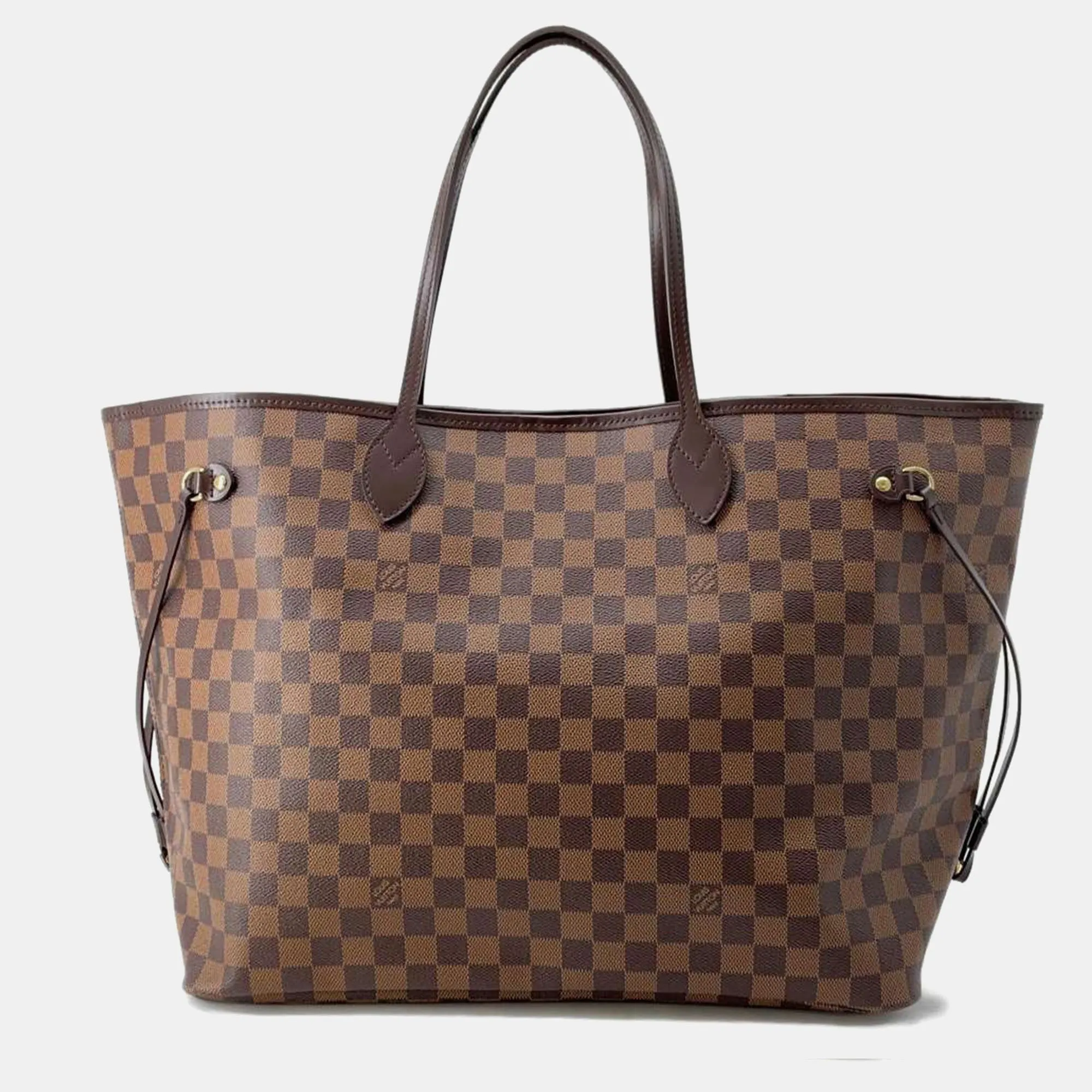 Brown Canvas GM Neverfull Tote Bag