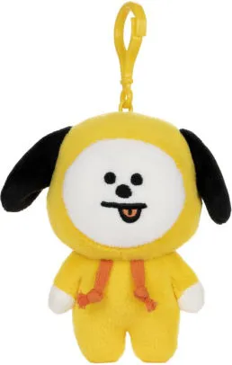 BT21 LIMITED EDITION! Official Line Friends 4"-6" Backpack Bag Clip, Chimmy Puppy