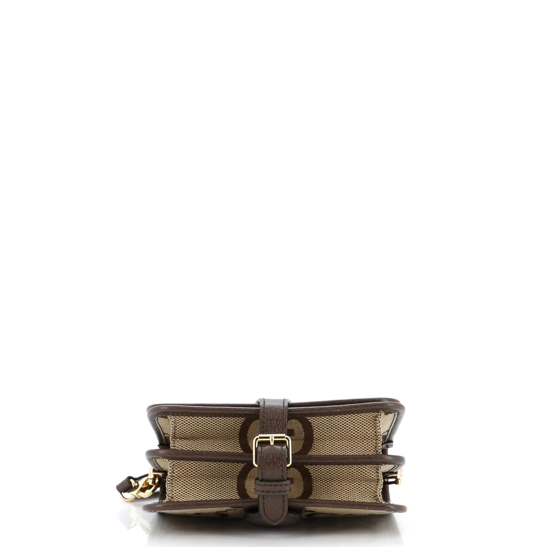 Buckle Messenger Bag Jumbo GG Canvas Small