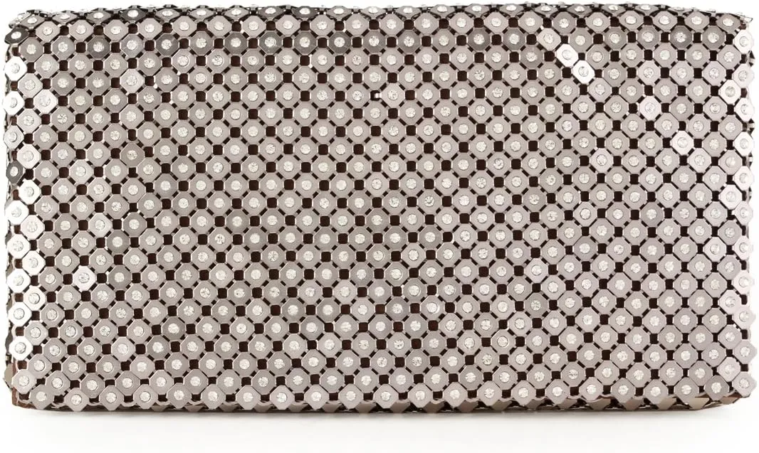 Chic Womens Party Clutch Sequin-Embellished Cocktail Party Clutch Wedding Hangbag