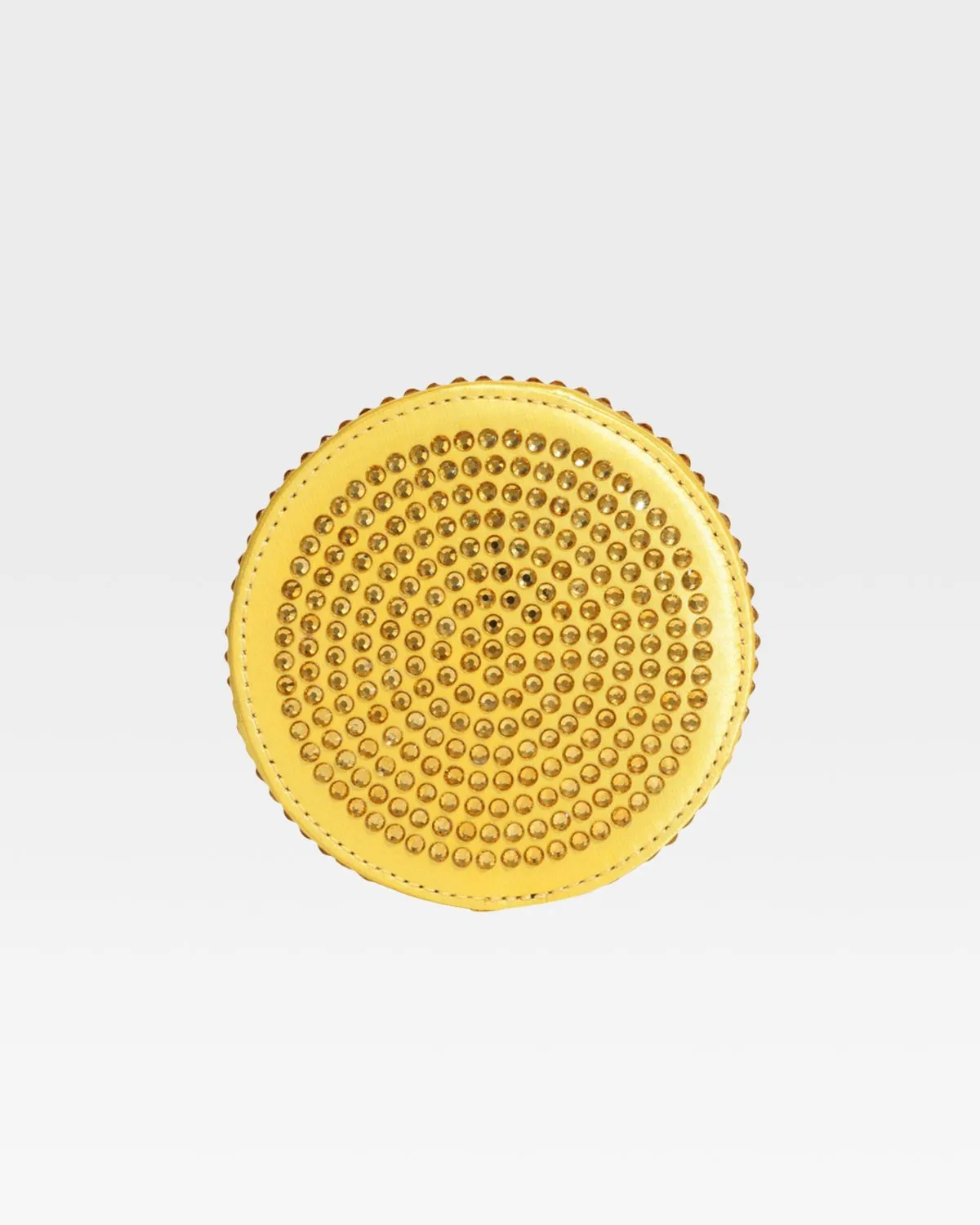 Crystal Mini Barrel Bag in Gold