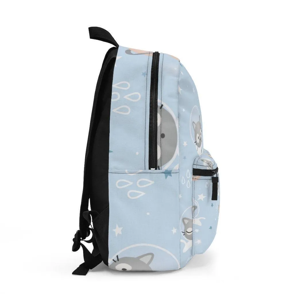 Cute Cat Astronaut and Planet Backpack, College Backpack, Teens Backpack everyday use, Travel Backpack, Weekend bag, Laptop Backpack