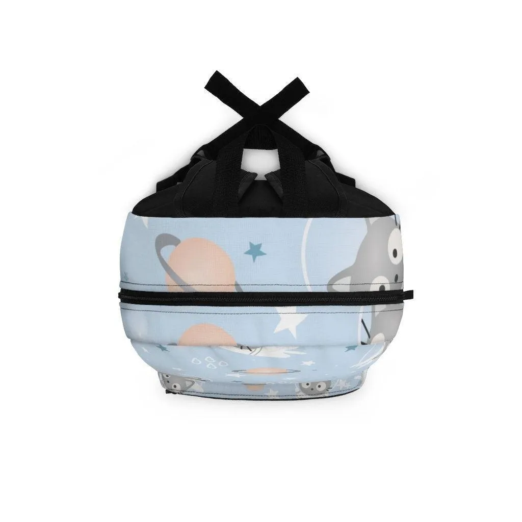 Cute Cat Astronaut and Planet Backpack, College Backpack, Teens Backpack everyday use, Travel Backpack, Weekend bag, Laptop Backpack