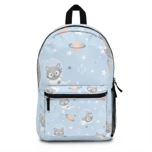 Cute Cat Astronaut and Planet Backpack, College Backpack, Teens Backpack everyday use, Travel Backpack, Weekend bag, Laptop Backpack