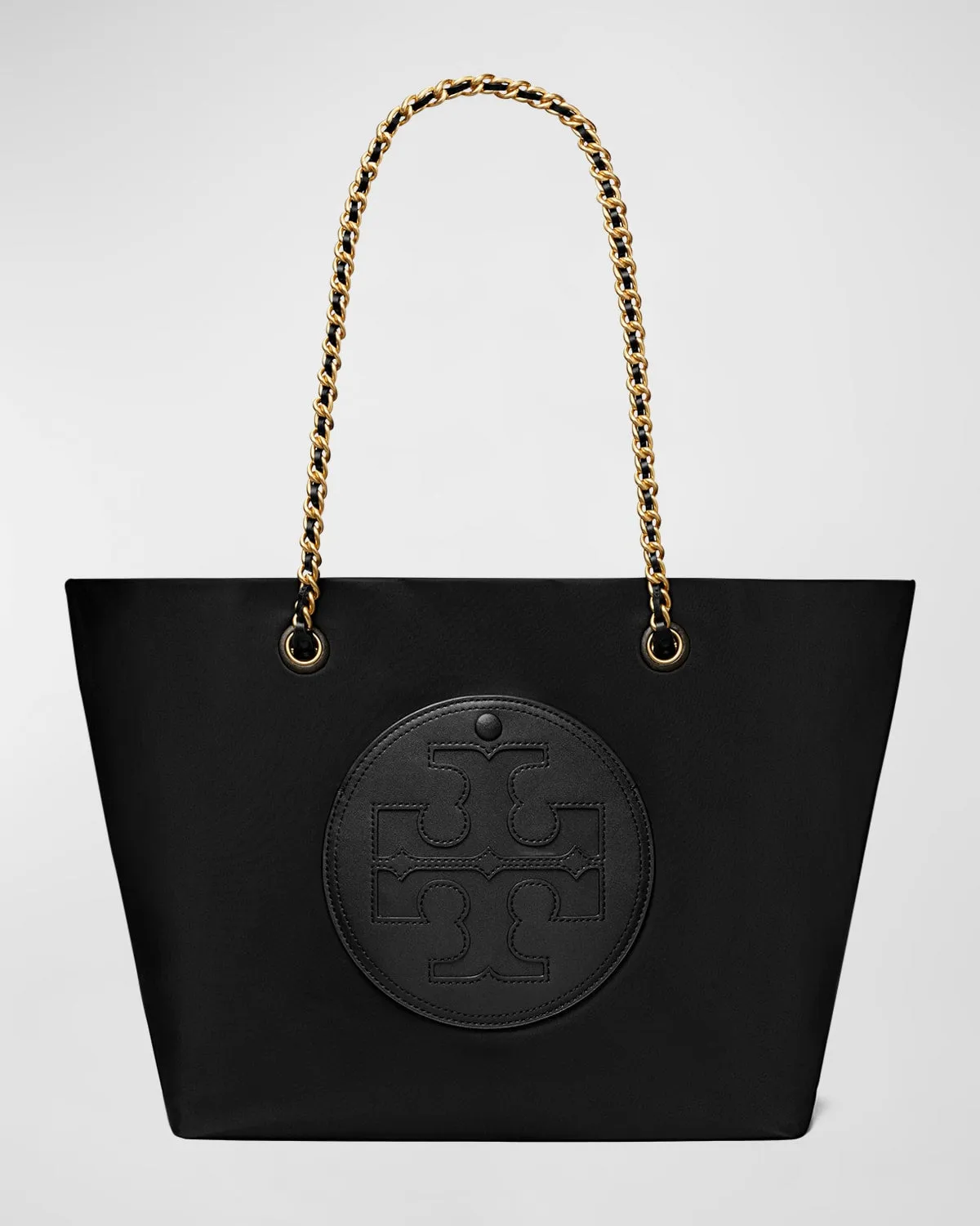 Ella Leather Chain Tote Bag