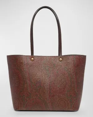 Essential Paisley-Print Shopping Tote Bag