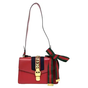 Gucci Sylvie  Leather Shoulder Bag ()