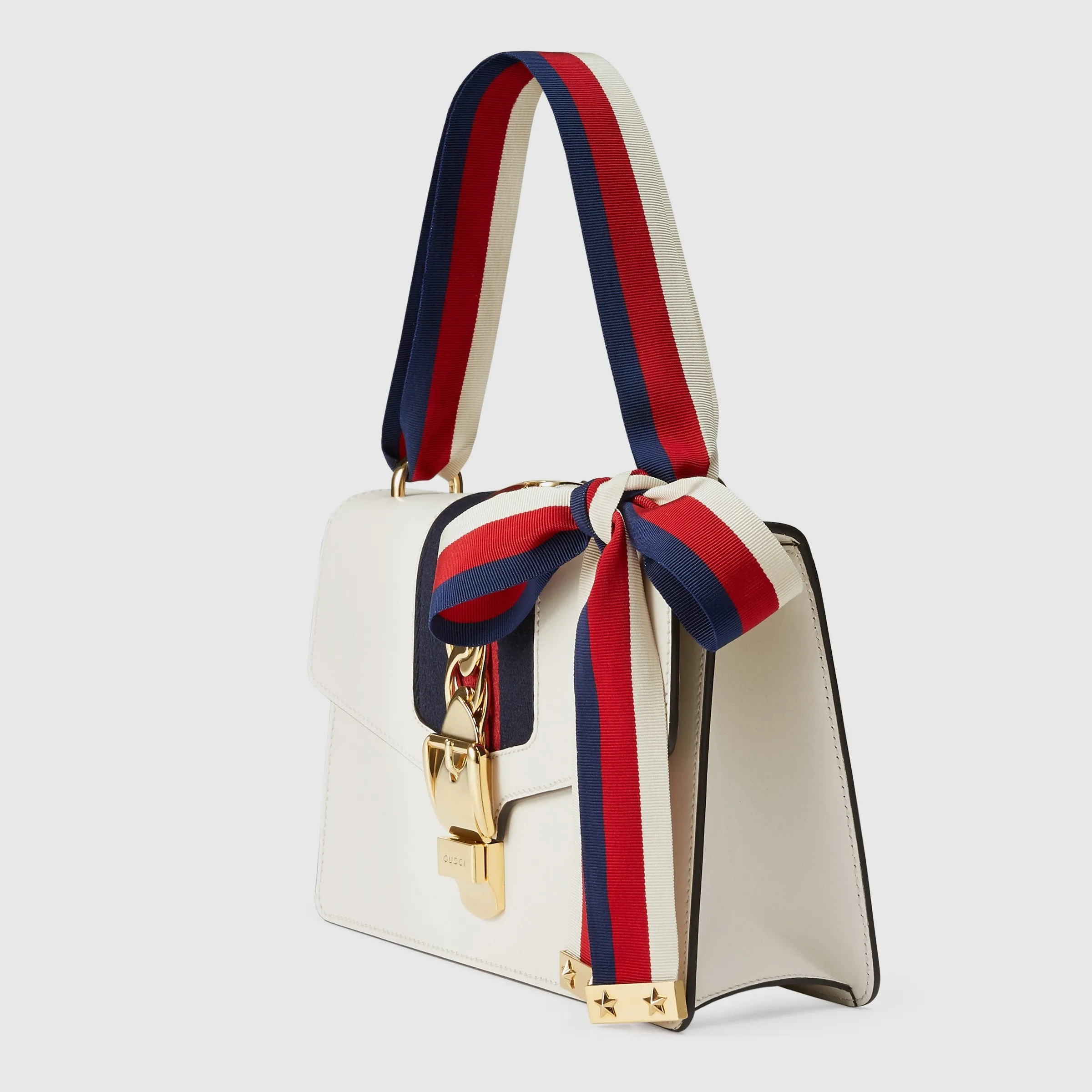 Gucci Sylvie Small Shoulder Bag Off-White