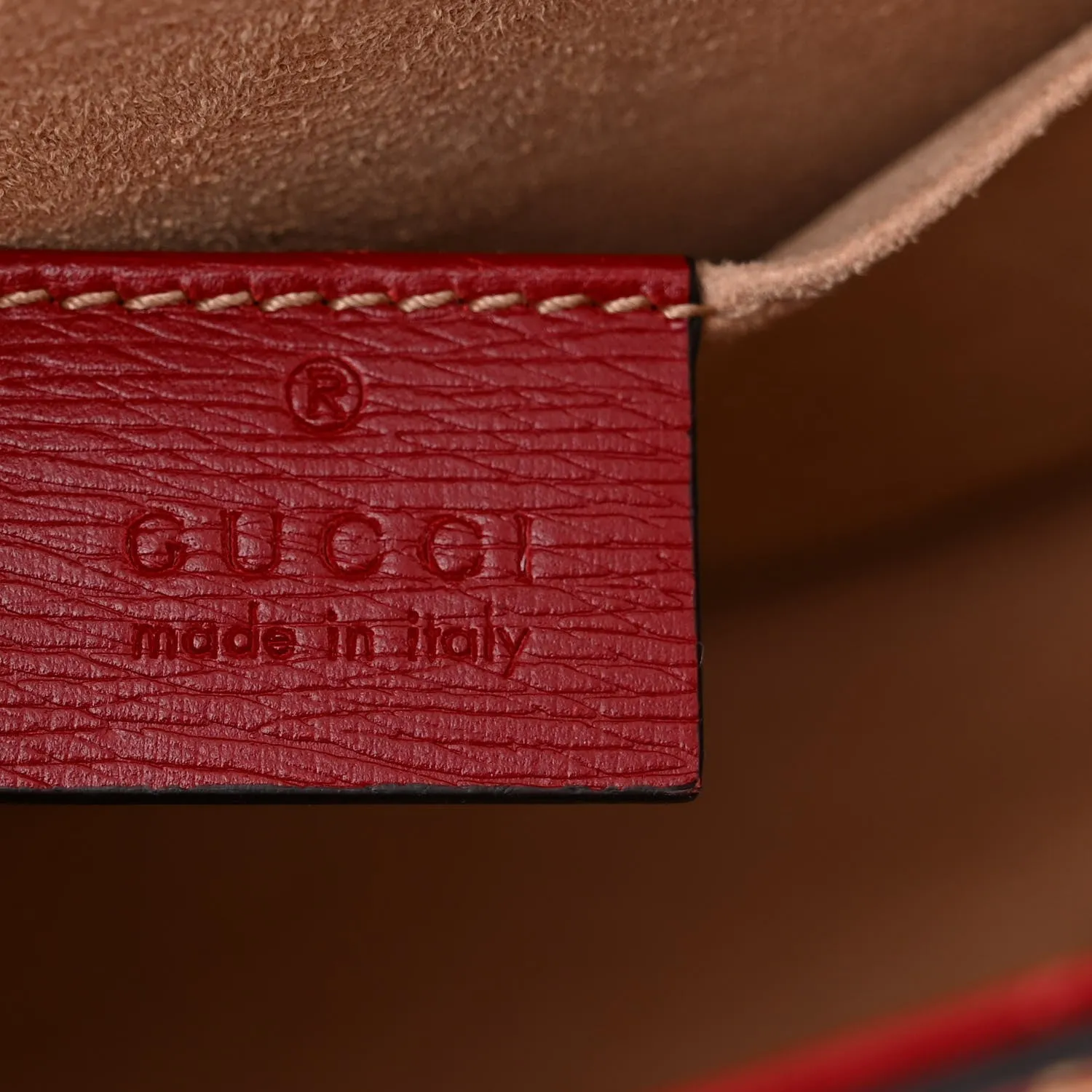 Gucci Textured Calfskin Bee Star Print