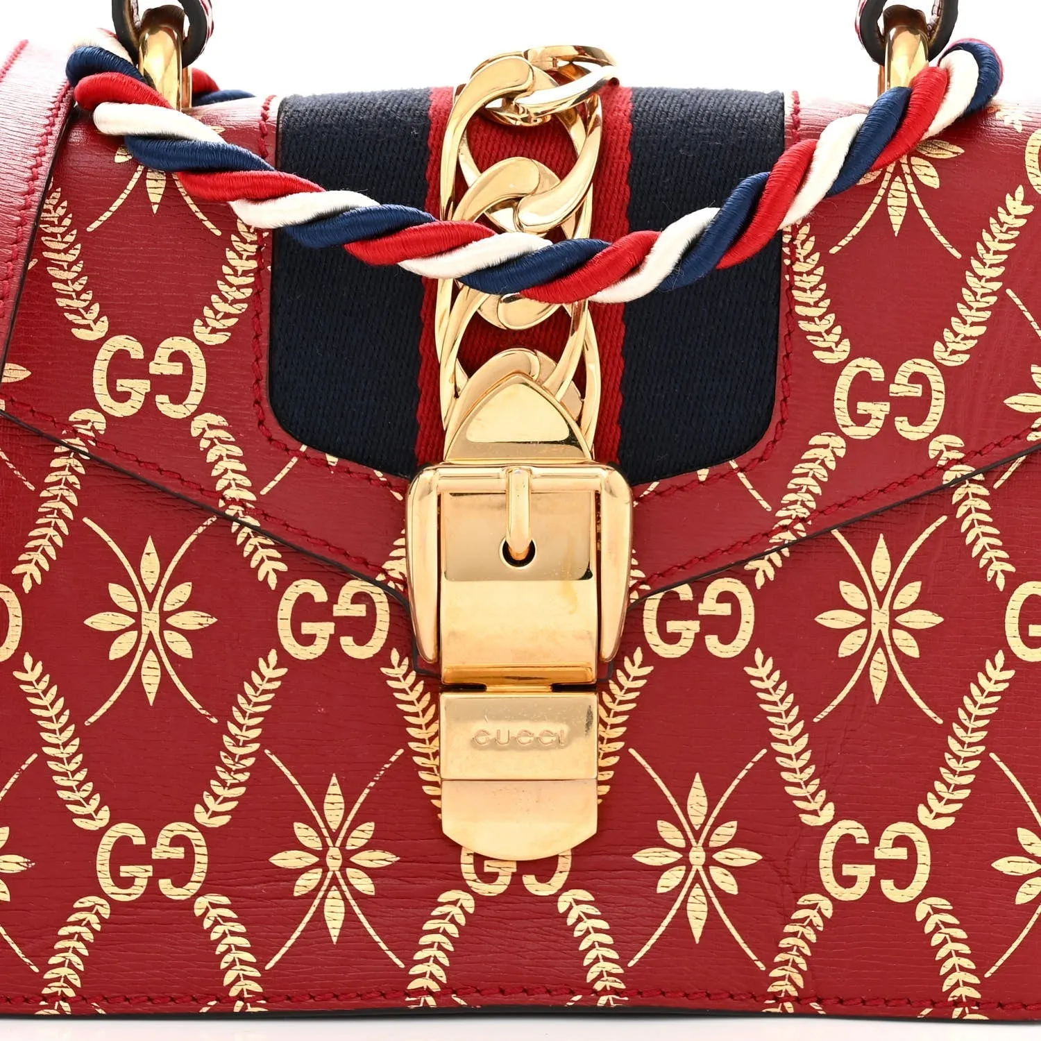 Gucci Textured Calfskin Bee Star Print