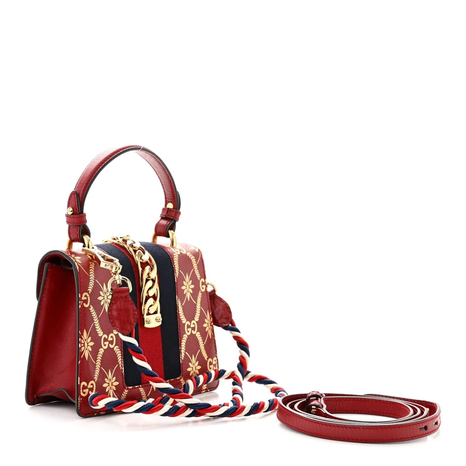 Gucci Textured Calfskin Bee Star Print