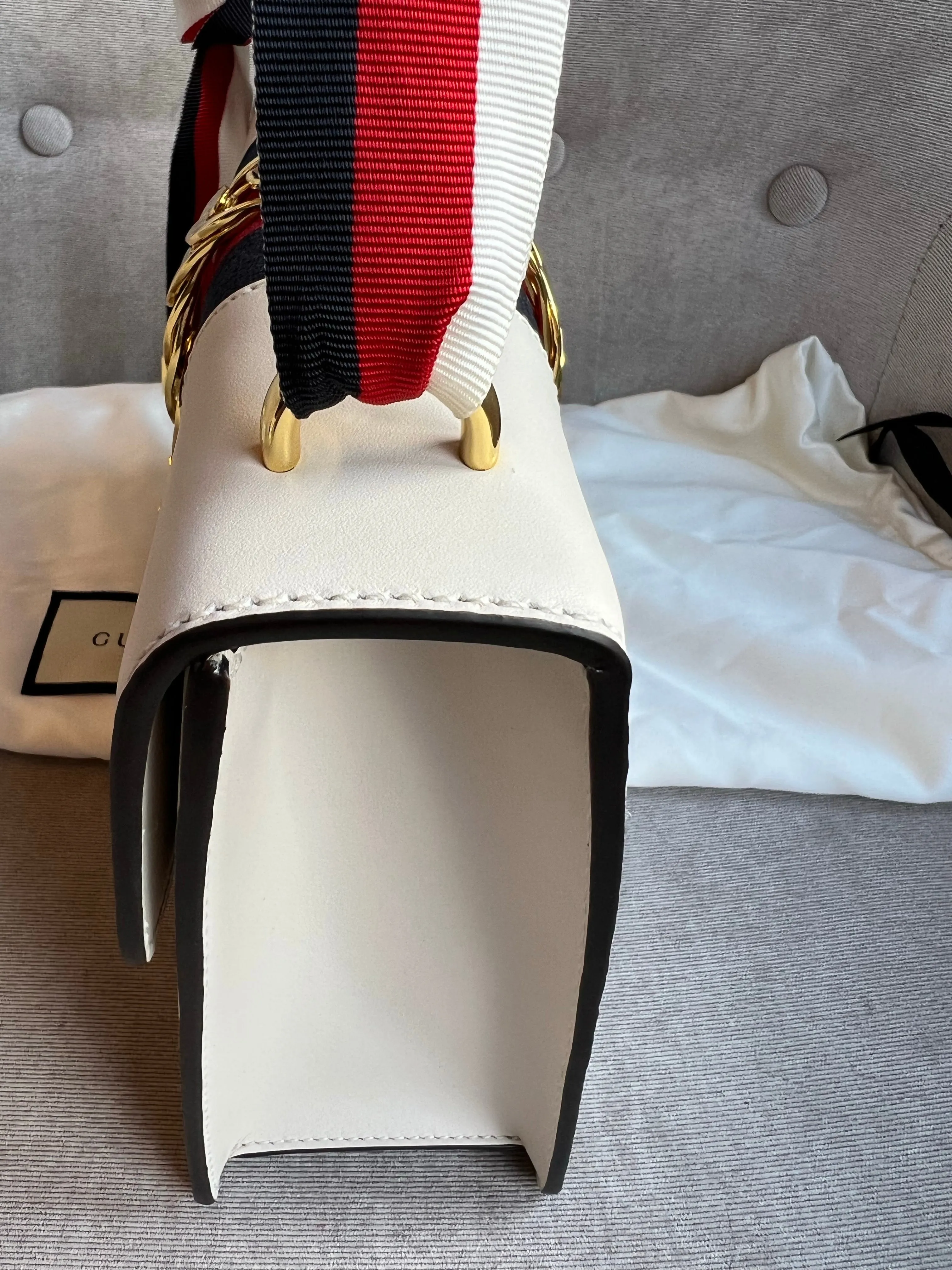 Gucci White Sylvie Small Bag (RRP £1,920)