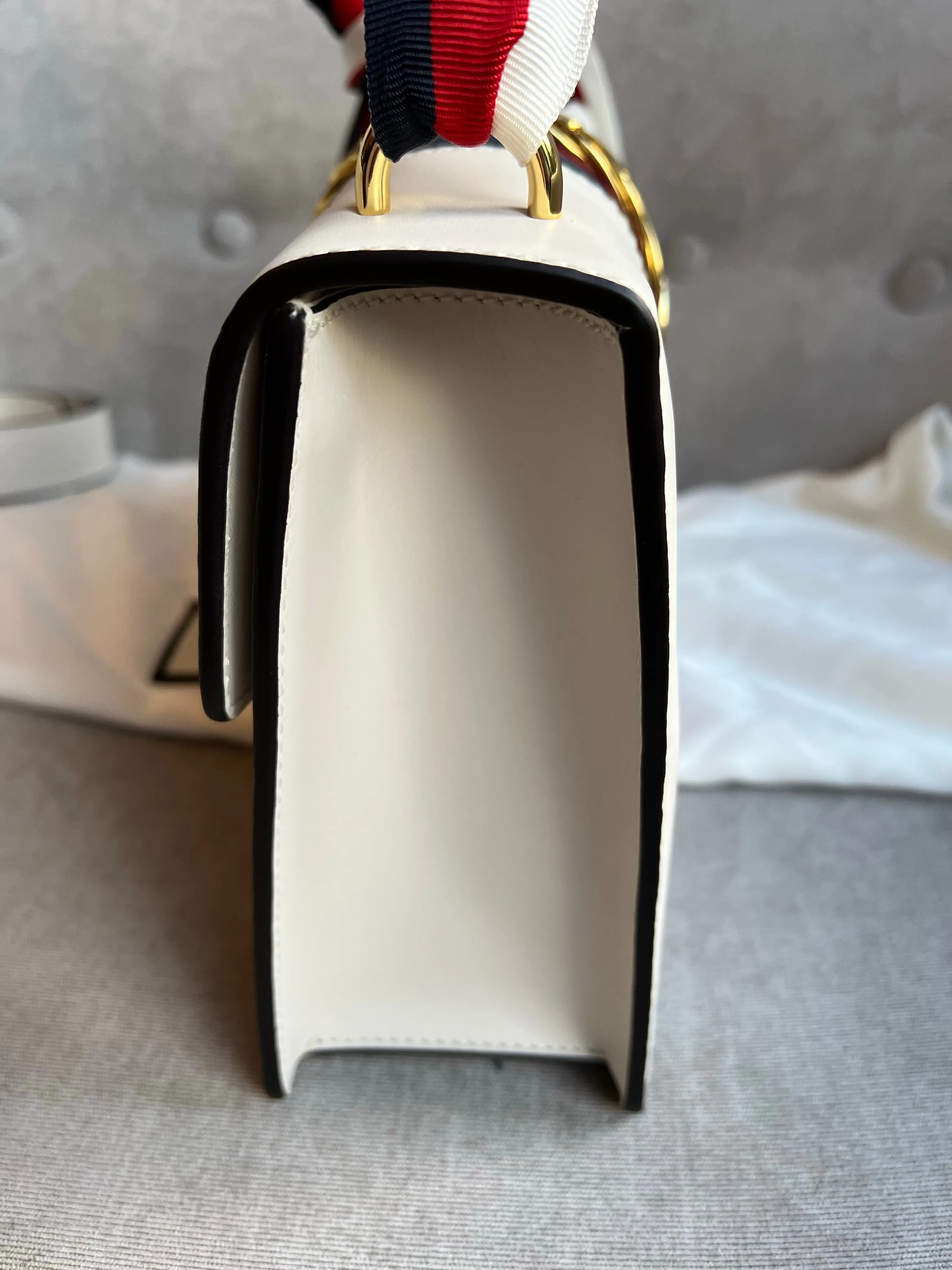 Gucci White Sylvie Small Bag (RRP £1,920)