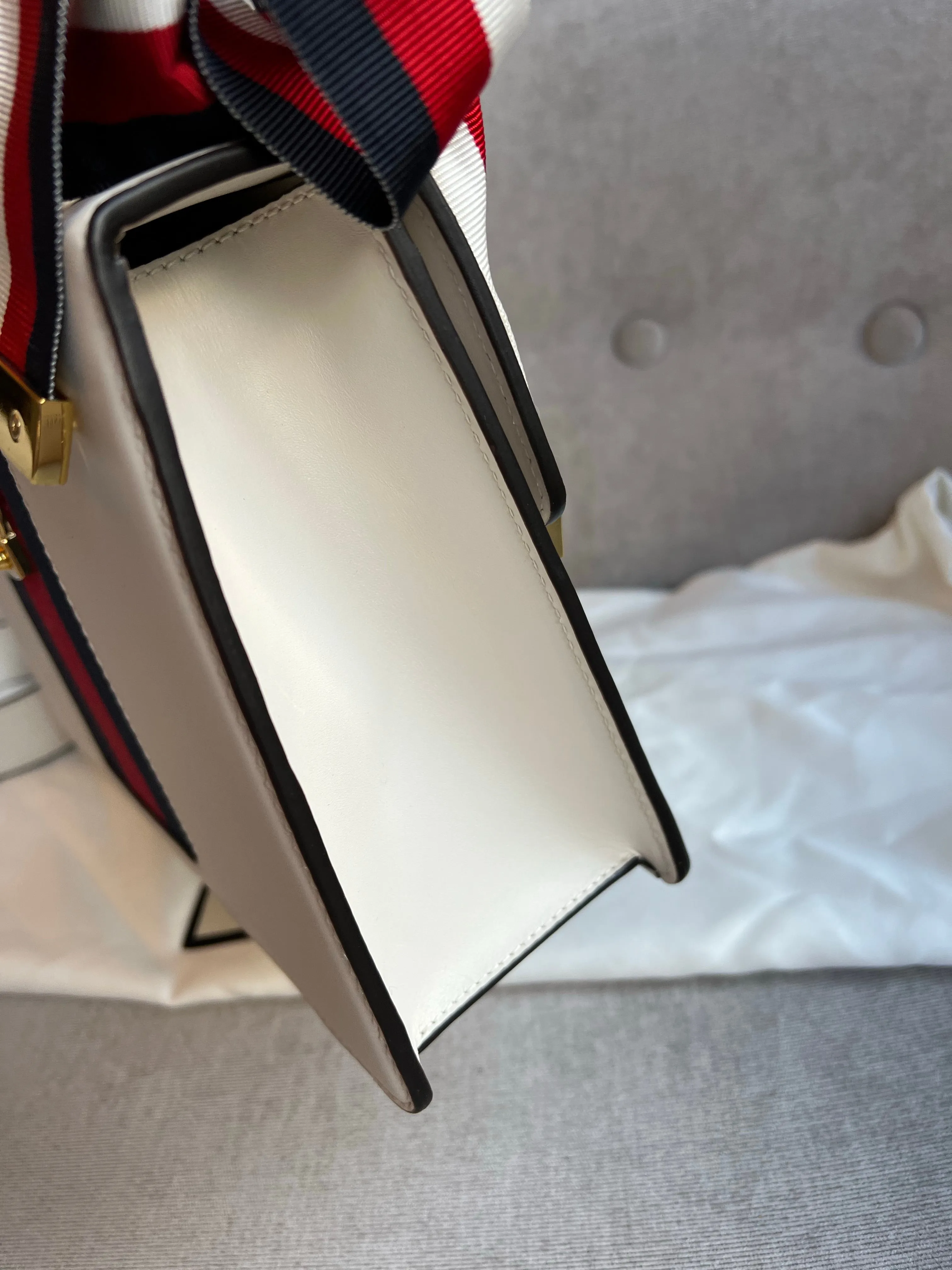 Gucci White Sylvie Small Bag (RRP £1,920)