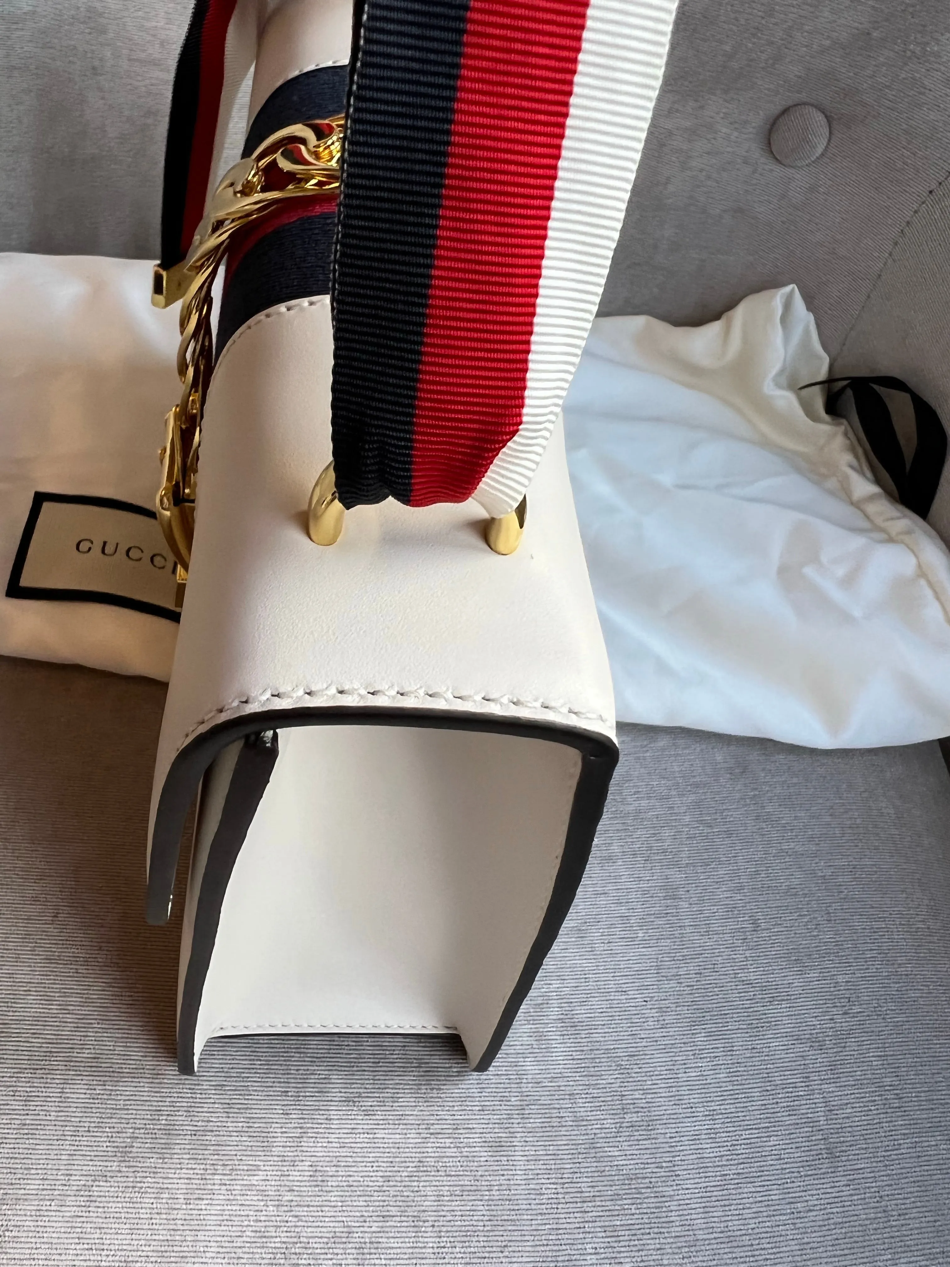 Gucci White Sylvie Small Bag (RRP £1,920)