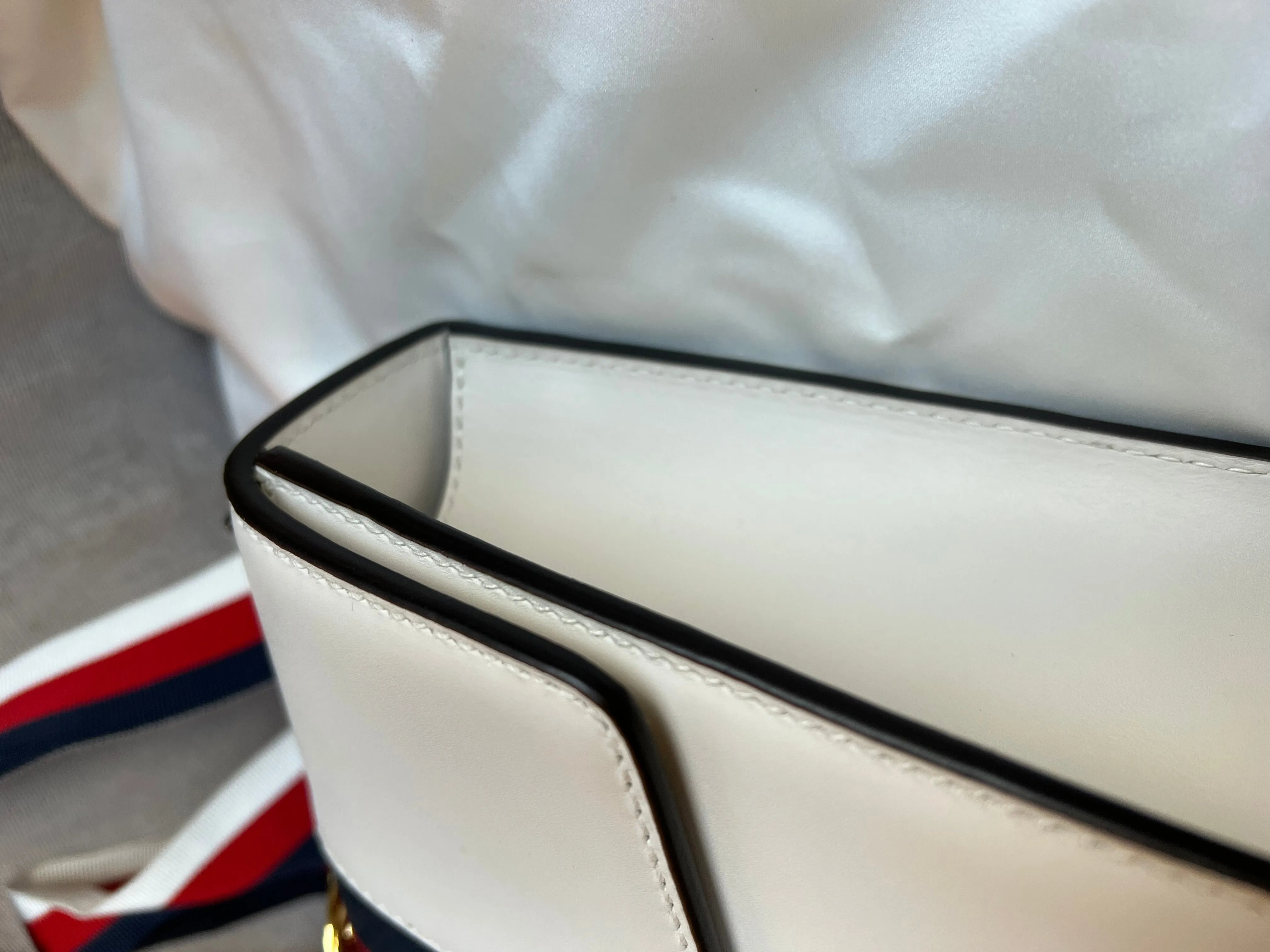 Gucci White Sylvie Small Bag (RRP £1,920)