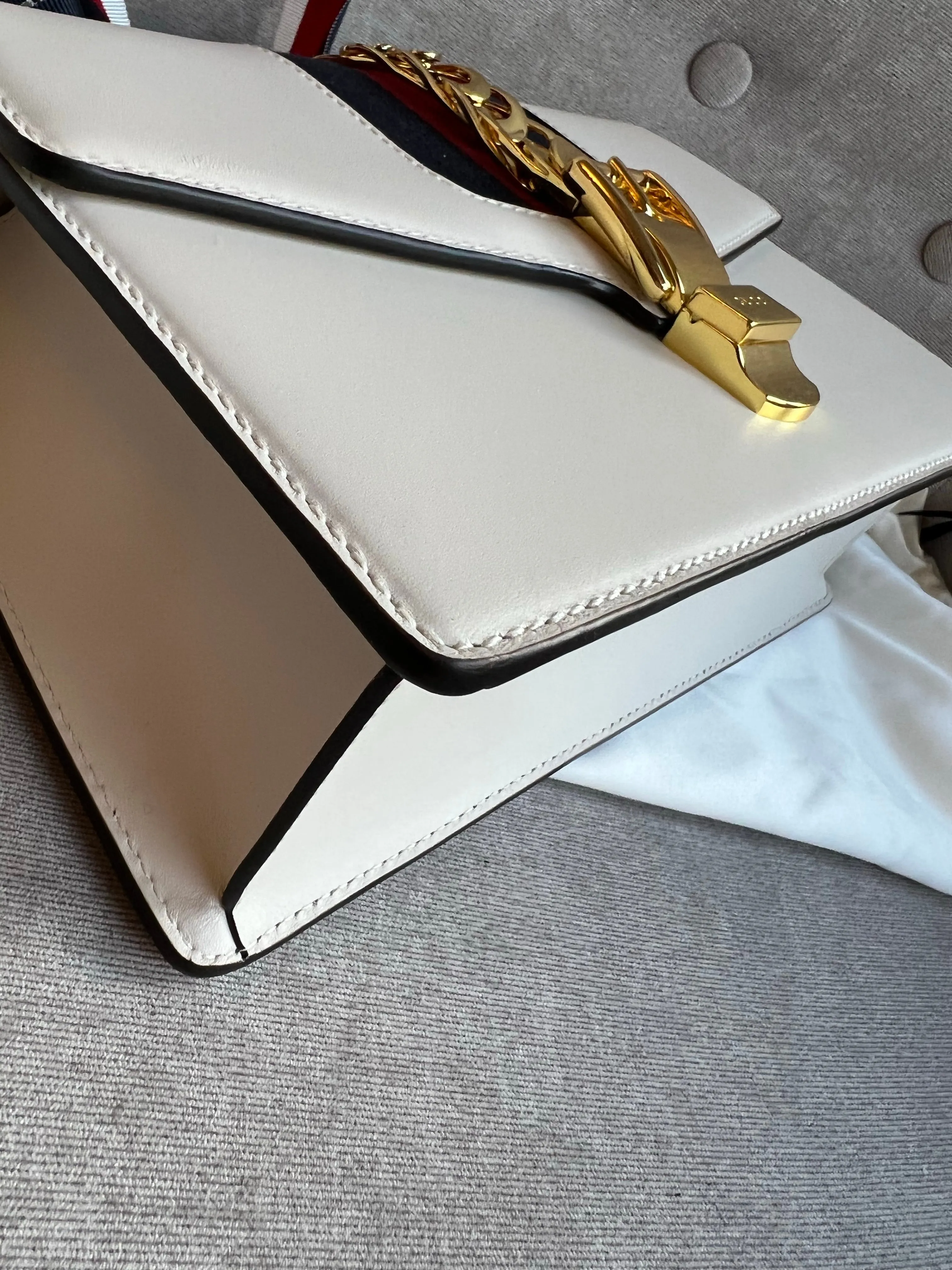 Gucci White Sylvie Small Bag (RRP £1,920)