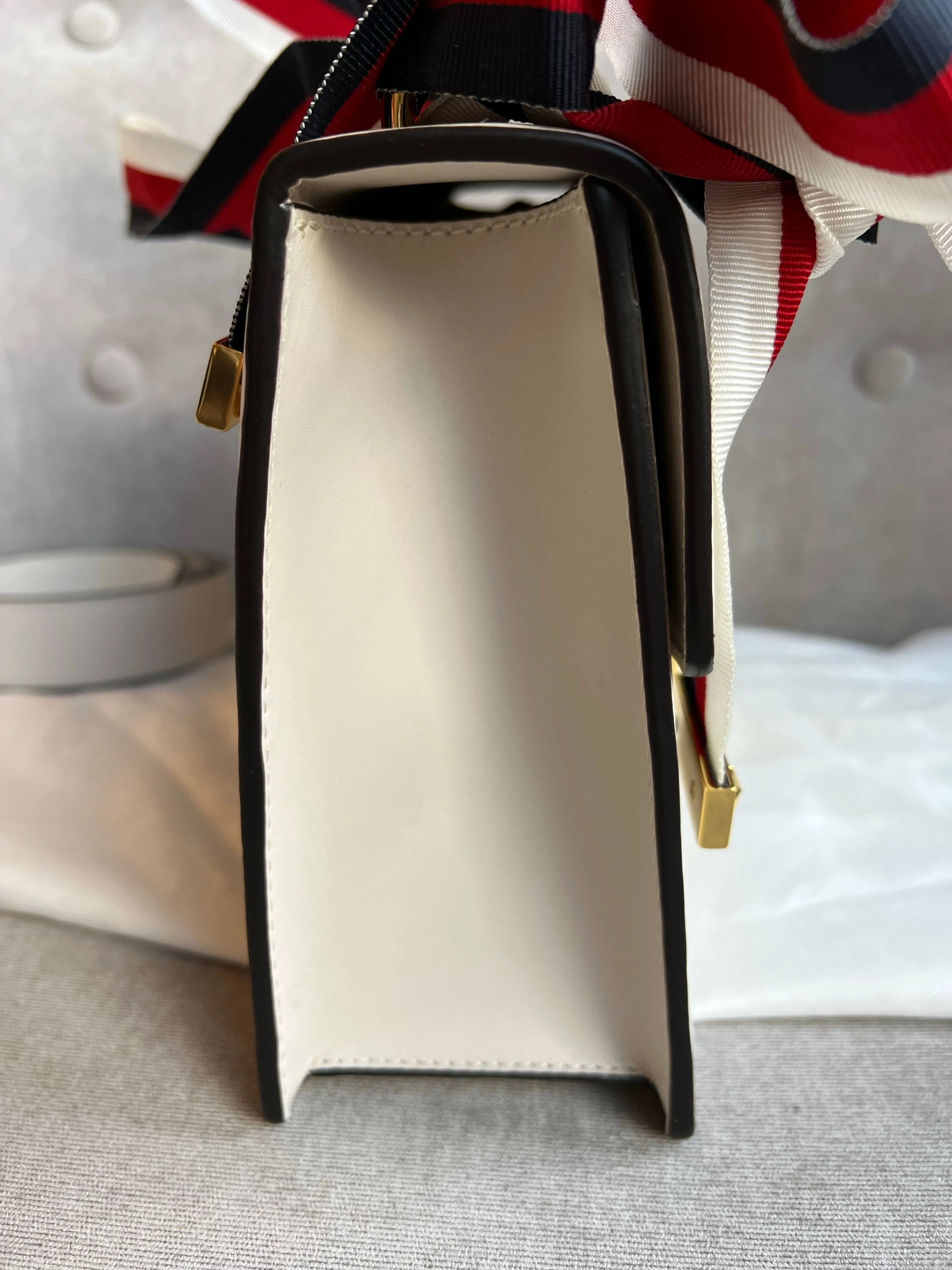 Gucci White Sylvie Small Bag (RRP £1,920)
