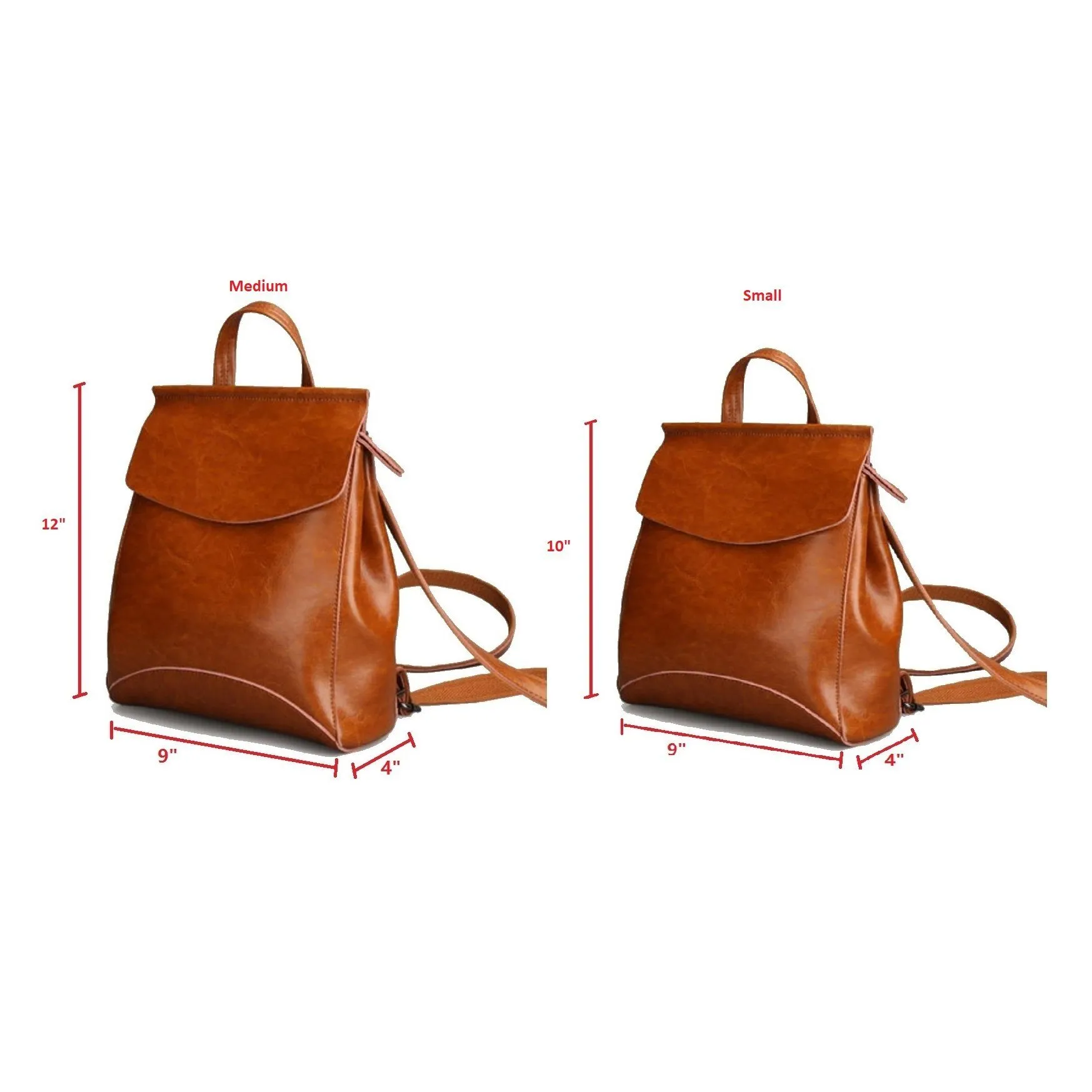 JeHouze Fashion Women Anti-Theft Shoulder Handbag Leather Backpack Casual Bag