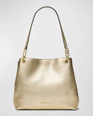 Kensington Large Metallic Tote Bag