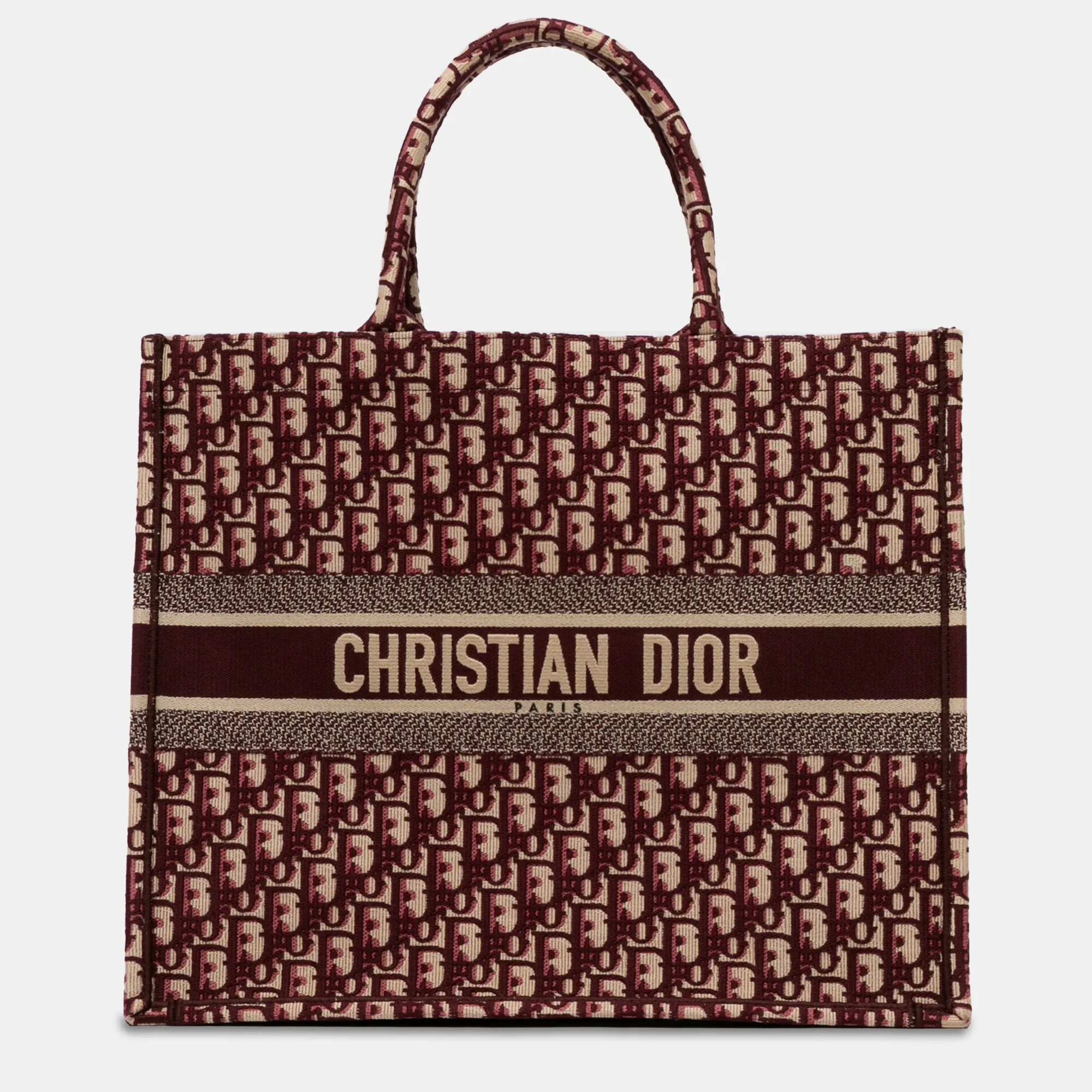 Large Oblique Book Tote Bag