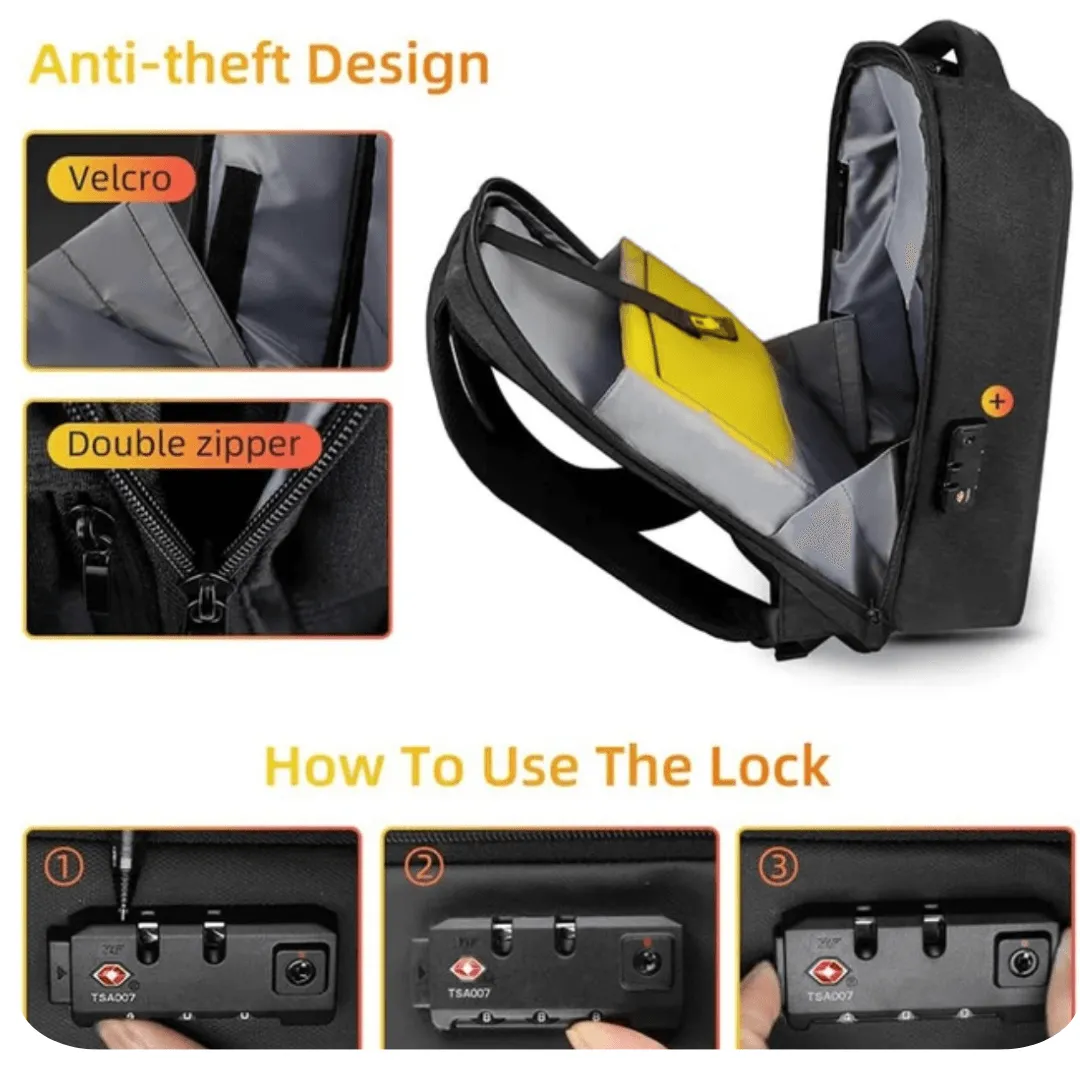 Men's Anti-Theft Urban Backpack-KA04