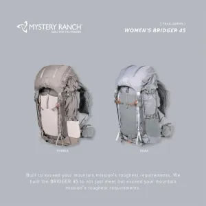 Mystery Ranch 神秘農場 BRIDGER 45 女登山健行背包 灰紫 112851-534
