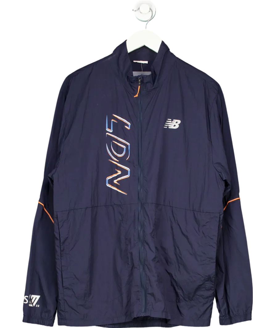 New Balance Blue London Edition Running Jacket UK L