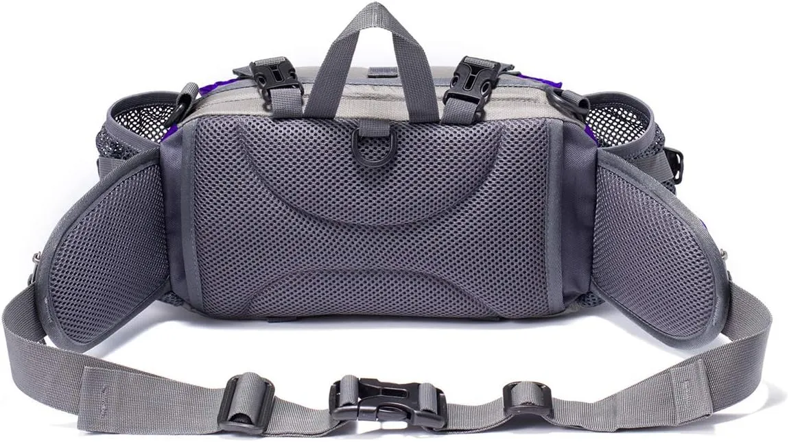 Outdoor Fanny Pack Hiking Fishing Waist bag 2 Water Bottle Holder Lumbar Pack