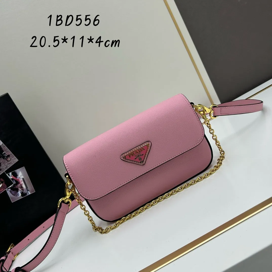 P Saffiano Leather Mini Bag