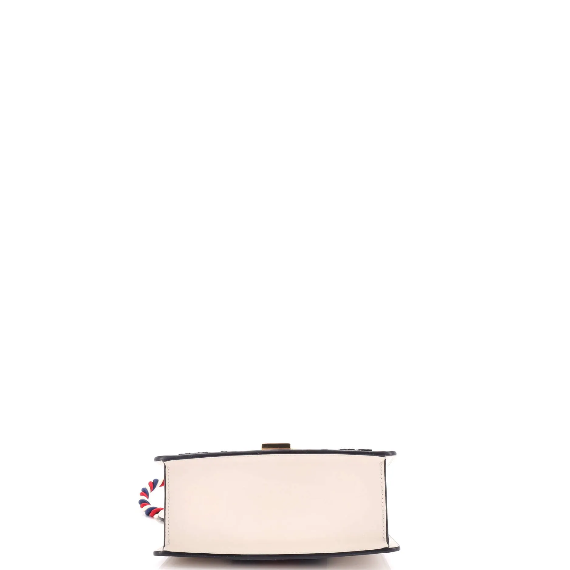 Sylvie Top Handle Bag Embroidered Leather Mini