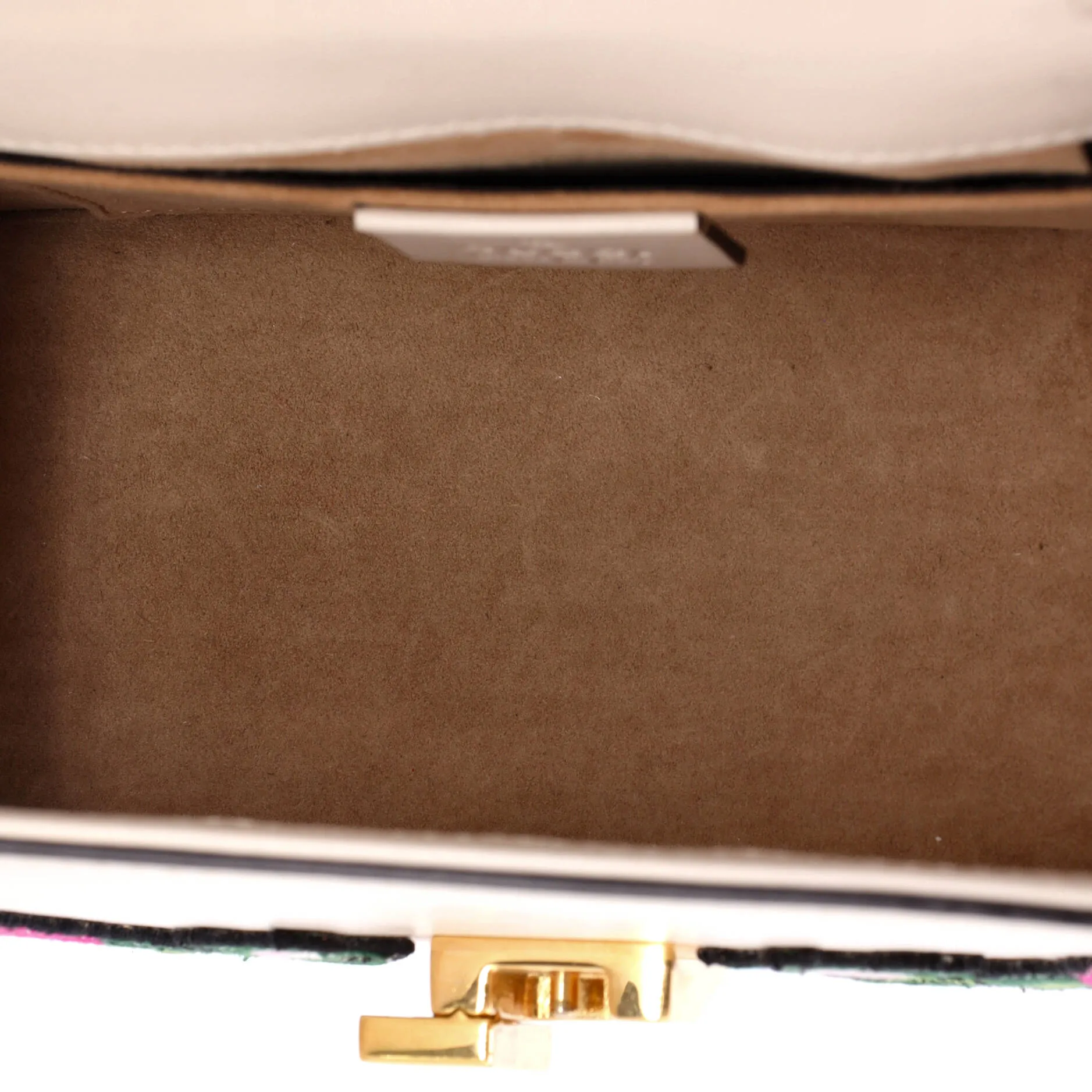 Sylvie Top Handle Bag Embroidered Leather Mini
