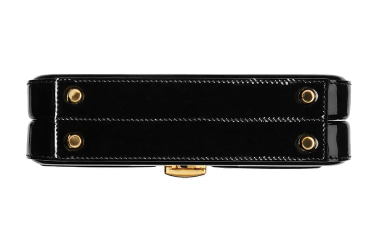 (WMNS) GUCCI Sylvie 1969 SeriesLeather hand Bag mini Black 589479-1J70G-1000